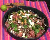 A picture of step 2 of Watermelon Olives & Feta Salad/Salsa: An Exotic Mediterranean Summer Cool...😎.