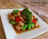 Cah brokoli ayam langkah memasak 7 foto