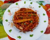 A picture of step 6 of Dhaba style healthy tasty masaledar drumstick sabji.