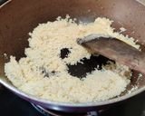 A picture of step 4 of Sooji Peda.