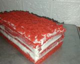 Foto langkah ke 7 dari resep BOLU KUKUS RED Velvet ekonomis (1telur).