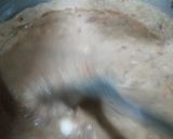 A picture of step 5 of Moong dal and almonds Halwa.