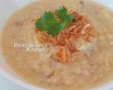 A picture of step 3 of Chinese Congee/Jook using Leftover cooked Rice.