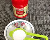A picture of step 1 of Coconut Cake.