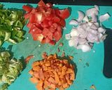 A picture of step 5 of One Pot vegetable Pasta.