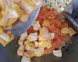 Foto langkah ke 6 dari resep Tumis Kikil tahu.