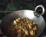 A picture of step 8 of Veg dumbiryani.