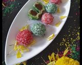 A picture of step 8 of Thandai stuffed Paneer Ball sweet.