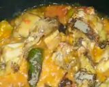 A picture of step 5 of Peshawari karahi.