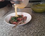 Foto del paso 8 de la receta Crema de Verduras con Albóndigas de Espinacas (con un toque de yogur cremoso de oveja)