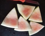A picture of step 1 of Watermelon Sweet Paan.