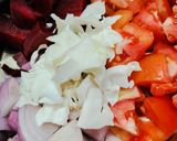 A picture of step 1 of Vegetable soup.