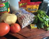 Foto del paso 1 de la receta: Guiso de Garbanzos con papa
