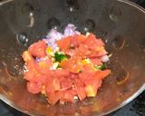 A picture of step 2 of Besan Chilla.