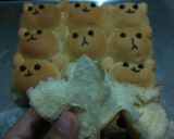 Foto langkah ke 8 dari resep Roti Sobek Beruang (Eggless) Lembut.