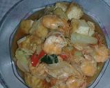 Foto langkah ke 6 dari resep Udang Tahu Asam Manis.