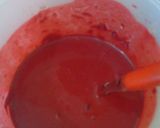 A picture of step 2 of Red Velvet Crepes.