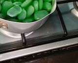 Foto langkah ke 2 dari resep Manisan Buah Kolang Kaling Pandan.
