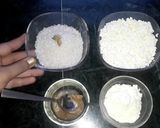 A picture of step 1 of Chanar sandesh.