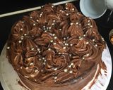 A picture of step 5 of Moist 2 Layer Chocolate Cake.