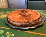 Une image de l'étape 15 de Flan pâtissier façon cheesecake aux pralines roses.