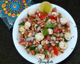 A picture of step 4 of WheatPuff-Makhana Chaat (Airfryer).