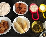 A picture of step 1 of Whole wheat oats jaggery cake.
