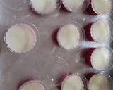 Foto langkah ke 5 dari resep Puding Buah Naga Vla Vanila.