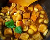 Foto langkah ke 4 dari resep Sapo Tahu Daging Jamur.