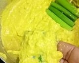 A picture of step 3 of Piyaz Koli (Onion Flower Stalks) Bhela Bhaja.