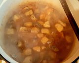 Pas rețetă Tocăniță de ciuperci cu carne de porc și orez! 5 fotografie