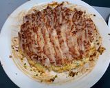 A picture of step 7 of Okonomi Yaki.