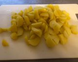 Fleischküchle-Kartoffel-Auflauf Rezeptschritt 2 Foto