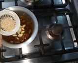 A picture of step 4 of Aloo Bukhara ki chutney.