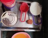 A picture of step 1 of Orange Wheat Cup Cake.