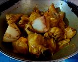 A picture of step 3 of Bashonti Pulao r Chicken Kosha.