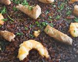 Foto del paso 8 de la receta: Arroz de ventresca de atún y langostinos