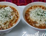 A picture of step 5 of Lasagna Soup.