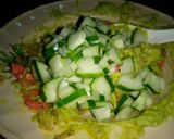 A picture of step 3 of Avocado's salad.