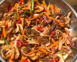 A picture of step 3 of Beef Fajita.