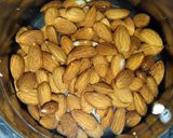 A picture of step 1 of Blanched Almonds.