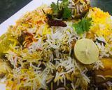 A picture of step 15 of Chicken biryani.