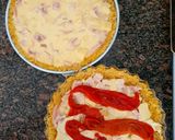 Foto del paso 6 de la receta: Tarta de panceta y queso con base de arroz
