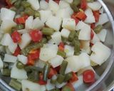 A picture of step 1 of Pav bhaji.