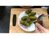 A picture of step 6 of Bharwa Karela.