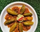 A picture of step 3 of Chal potol(parwal/pointed gourd).