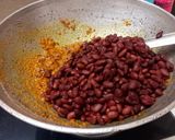 A picture of step 4 of Rajma Masala and Jeera Rice.