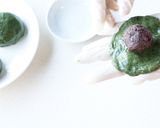 A picture of step 14 of Yomogi Mochi (Kusa Mochi) Made with Freshly Picked Yomogi.