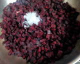 A picture of step 1 of Beetroot Upperi.