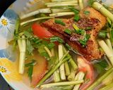 Hình bước làm 3 của món Canh cá diêu hồng nấu cần nước